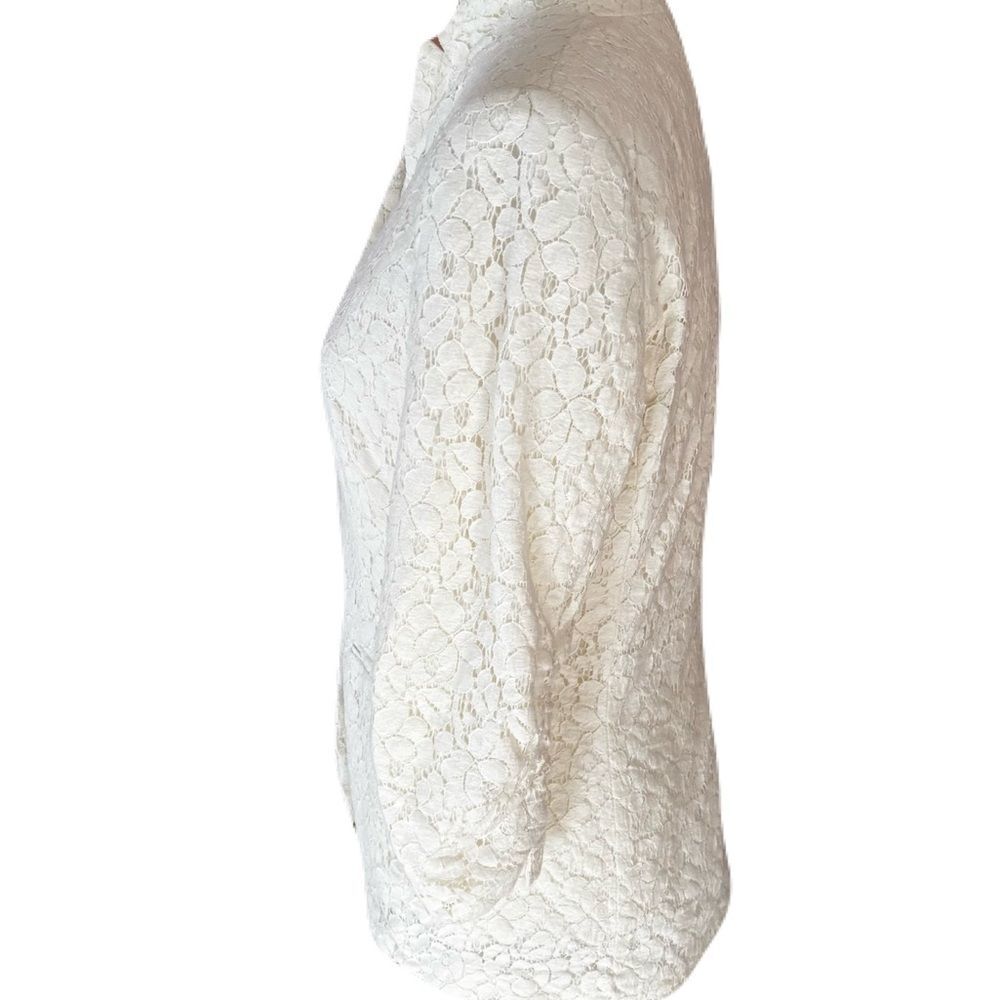 Calvin Klein Lace Ivory Blazer - Size 10 - Beautiful - Picture 4 of 10
